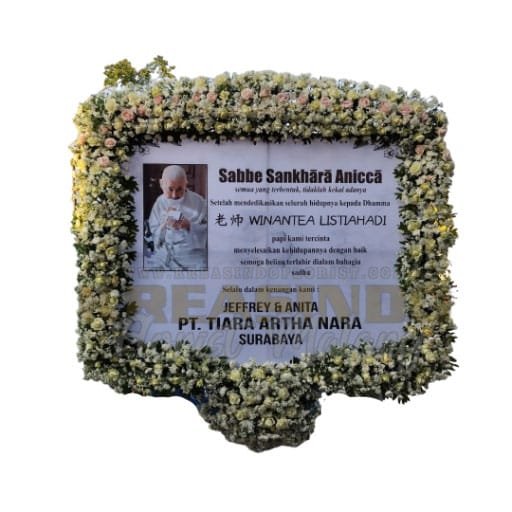 karangan bunga duka cita