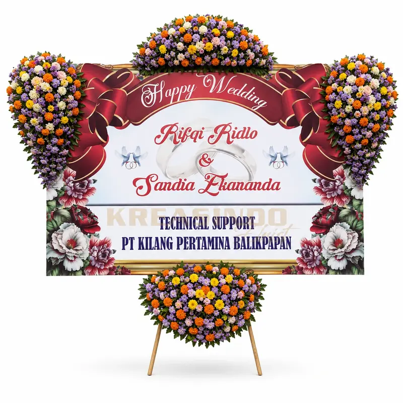 bunga papan malang