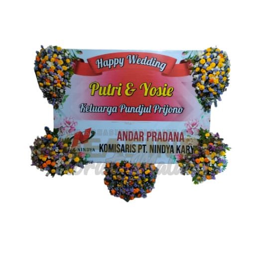 Karangan Bunga Selamat Menikah