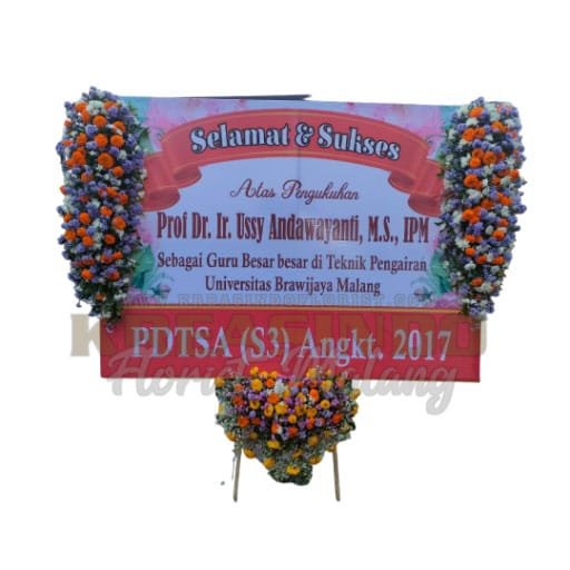 Papan bunga ucapan selamat