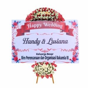 karangan wedding malang