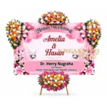 karangan bunga wedding malang