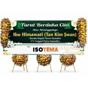 papan bunga duka malang
