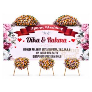 papan bunga wedding sidoarjo