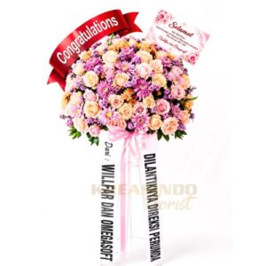 Standing Flower Selamat 041