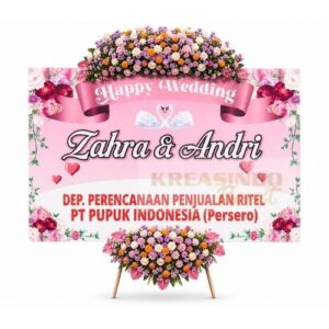 Papan Bunga Wedding Malang 012