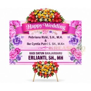 Papan Bunga Wedding Malang 013