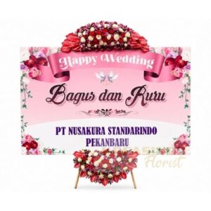 Papan Bunga Wedding Malang 011