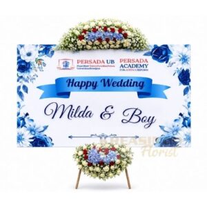 Papan Bunga Wedding Malang 017