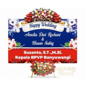 Papan Bunga Wedding Malang 014
