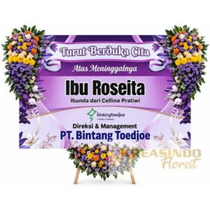 papan bunga duka malang